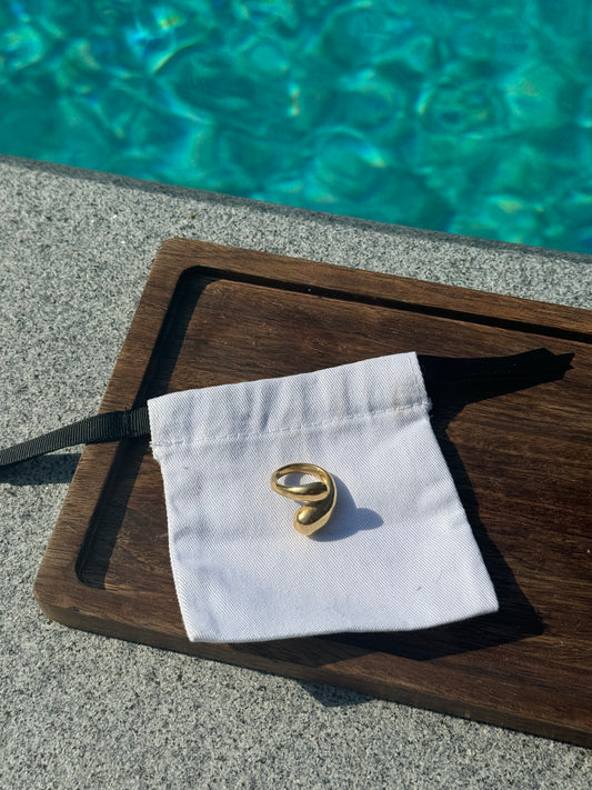 Golden Infinity Ring